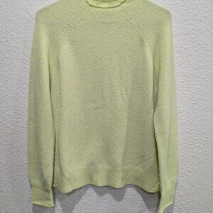 J Crew Women's Sweater Long Sleeve Roll Neck Merino Alpaca Wool Size Medium